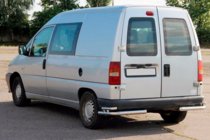 Fiat Scudo 1996–2007 Achterste dubbele hoekbeschermers AK003-подвійний (RVS) foto 4