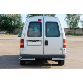 Achterste dubbele hoekbeschermers AK003-подвійний (RVS) foto 2