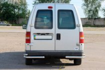 Peugeot Expert 1995–2007 Achterste dubbele hoekbeschermers AK003-подвійний (RVS) foto 3