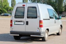 Peugeot Expert 1995–2007 Achterste dubbele hoekbeschermers AK003-подвійний (RVS) foto 4