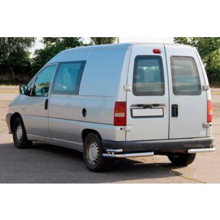 Achterste dubbele hoekbeschermers AK003-подвійний (RVS) Peugeot Expert 1995–2007 foto 2