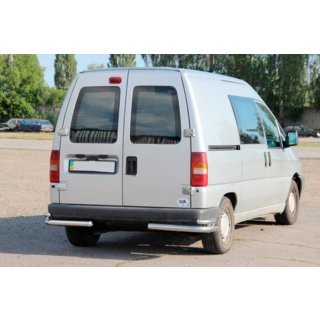 Achterste dubbele hoekbeschermers AK003-подвійний (RVS) Peugeot Expert 1995–2007 foto 4