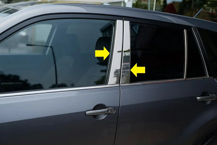 Suzuki Grand Vitara 2005–2017 Deurstijl sierlijsten (8-delig, RVS) Image