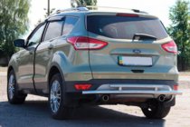 Ford Kuga/Escape 2013–2019 Achterste beschermbeugel AK002-2 (RVS) foto 3
