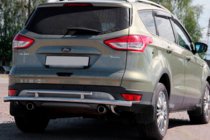 Ford Kuga/Escape 2013–2019 Achterste beschermbeugel AK002-2 (RVS) foto 1