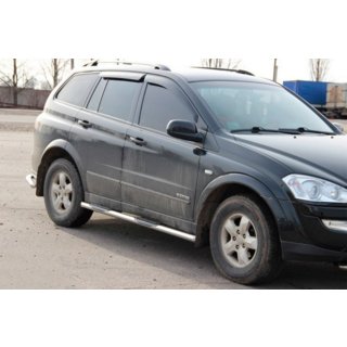 Sidebars BB002 (2 stuks, RVS) SsangYong Kyron 2005–2014 foto 3