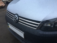 Volkswagen Caddy 2010–2015 Grille sierlijsten (2 stuks, RVS) Carmos - Turks staal foto 7