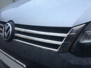 Volkswagen Caddy 2010–2015 Grille sierlijsten (2 stuks, RVS) Carmos - Turks staal foto 8