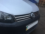 Volkswagen Caddy 2010–2015 Grille sierlijsten (2 stuks, RVS) Carmos - Turks staal foto 9