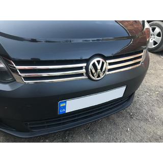 Grille sierlijsten (2 stuks, RVS) Volkswagen Caddy 2010–2015 foto 1