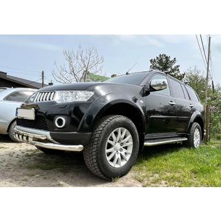 RVS voorbumperbescherming ST015 Mitsubishi Pajero Sport 2008–2015 foto 2