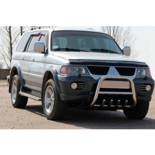 Bullbar QT006 (RVS) Mitsubishi Pajero Sport 1996–2007 foto 1
