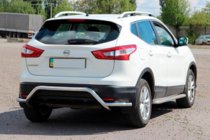 Nissan Qashqai 2014–2021 Achterbeschermbeugel AK007-Plus (RVS) foto 4
