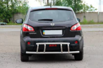 Nissan Qashqai 2010–2014 Achterbeugel AK011 (RVS) foto 2