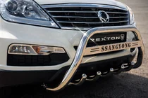 SsangYong Rexton I 2001–2017 Bullbar WT004 (RVS) foto 2