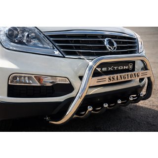 Bullbar WT004 (RVS) SsangYong Rexton I 2001–2017 foto 2