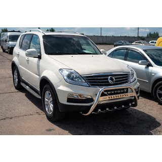 Bullbar WT004 (RVS) SsangYong Rexton I 2001–2017 foto 3