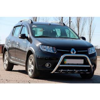 Voorste bullbar WT003 (RVS) Dacia Sandero 2013–2020 foto 3
