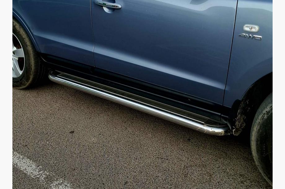 Hyundai Santa Fe 2 2006–2012 Premium side steps (2 st., RVS) 60 mm Image