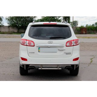 Achterbeschermbeugel AK002-2 (RVS) Hyundai Santa Fe 2 2006–2012 foto 3