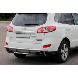 Achterbeschermbeugel AK002-2 (RVS) Hyundai Santa Fe 2 2006–2012 foto 4