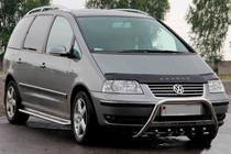 Volkswagen Sharan 1995–2010 Bullbar WT004 (RVS) foto 2