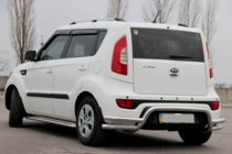 Kia Soul II 2013–2018 Achterbeschermbeugel AK007-2 (RVS) foto 2