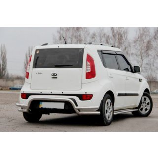 Achterbeschermbeugel AK007-2 (RVS) Kia Soul II 2013–2018 foto 4