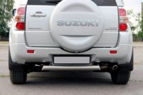 Suzuki Grand Vitara 2005–2017 Achterbeschermbeugel AK002 (RVS) foto 1