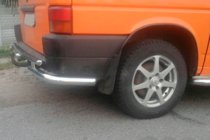 Volkswagen T4 Transporter 1990–2003 Achterbumperbeschermbeugel AK003-2 (RVS) foto 2