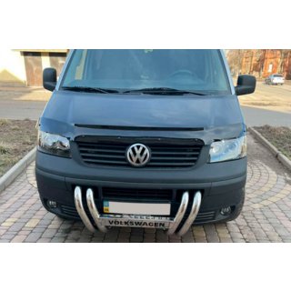 Bullbar ST006-04 Nostrils (RVS) Volkswagen T5 Transporter 2003–2010 foto 2