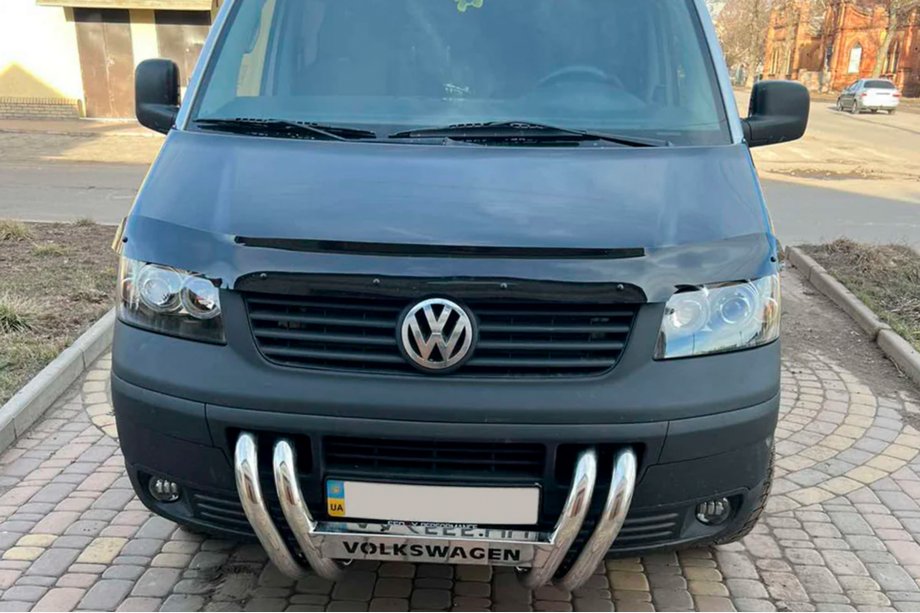 Volkswagen T5 Transporter 2003–2010 Bullbar ST006-04 Nostrils (RVS) Foto 2