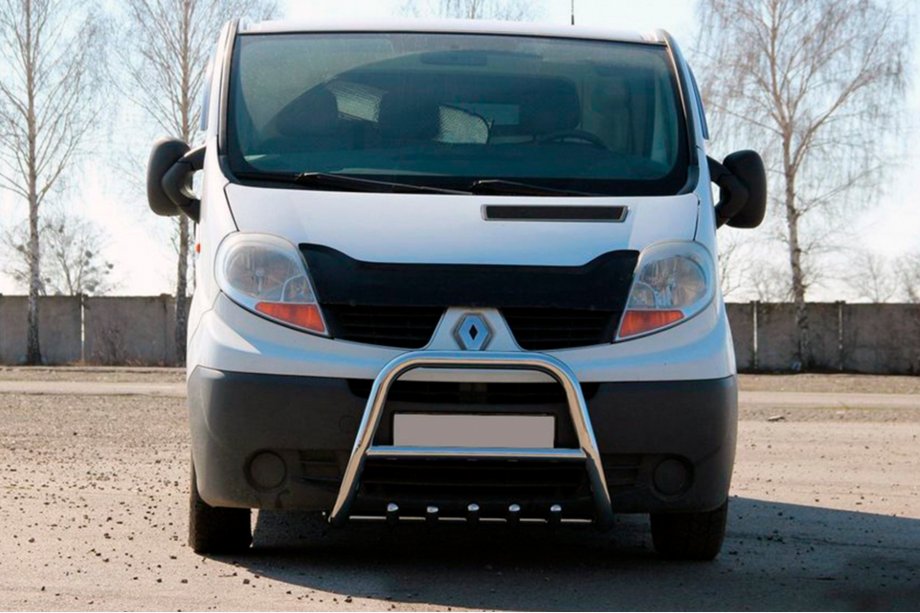 Renault Trafic 2001–2015 QT-Spec bullbar (RVS) Image