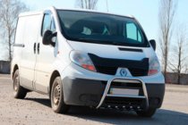 Opel Vivaro 2001–2015 QT-Spec bullbar (RVS) foto 2