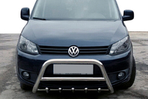 Volkswagen Caddy 2010–2015 Bullbar WT003 (Ø 60 mm, RVS) 50 mm foto 1