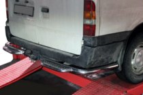 Ford Transit 2000–2014 AK-Special achterbumperbescherming met opstap (RVS) foto 4
