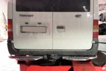 Ford Transit 2000–2014 AK-Special achterbumperbescherming met opstap (RVS) foto 3