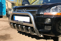 Hyundai Tucson JM 2004– Bullbar WT004 (RVS) foto 2