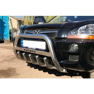 Bullbar WT004 (RVS) Hyundai Tucson JM 2004– foto 2