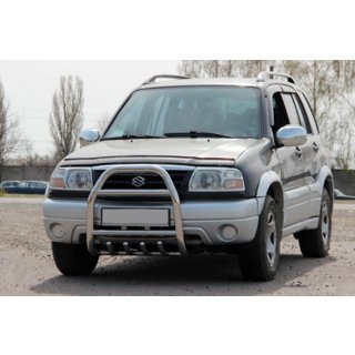 Bullbar QT007 (RVS) Suzuki Vitara 1998–2006 foto 3