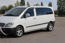 Mercedes Vito W639 2004–2014 Sidebars BB001 (2 st., RVS) foto 2
