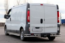 Renault Trafic 2001–2015 Achterbeschermbeugel AK003-Plus-2 (RVS) foto 3