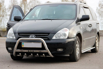 Kia Carnival 2002–2013 Bullbar WT004 (RVS) foto 2