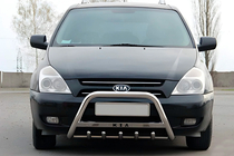 Kia Carnival 2002–2013 Bullbar WT004 (RVS) foto 1