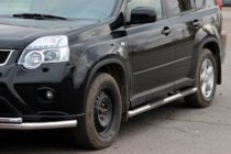 Nissan X-trail T31 2007–2014 Sidebars BB002 (set van 2, RVS) foto 2