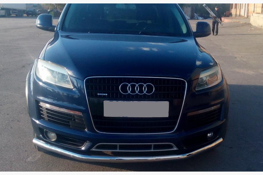 Audi Q7 2005–2015 Frontbescherming ST008 (RVS) Ø51 mm Image