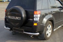 Suzuki Grand Vitara 2005–2017 Achterbeschermbeugel AK003 (RVS) foto 2