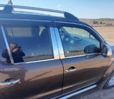 Volkswagen Amarok 2010–2022 Raamomlijsting (4 strips, RVS) Carmos - Turks staal foto 4