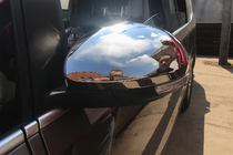Volkswagen Sharan 2010–2023 Spiegelkappen (2 stuks, RVS) OmsaLine - Italiaans roestvrij staal foto 1