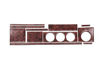 Audi 80/90 1987–1996 Decoratieve dashboardafdekking Carbonlook foto 1